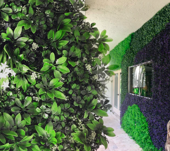 Artificial Hedges Panels Greenery Fence Wall Panels Cover Backdrop Home Garden Outdoor Wall Decoration