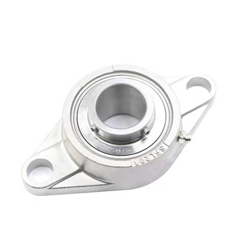 Corrosion Resistant Plastic Flange Bearing Unit SS UCFLPL207  2-Bolt Shaft 35mm Pillow Blocked Mounted Ball Bearing UCFLPL207