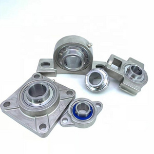 Stainless steel bearings and flange ball bearing housing SUCF210 F211 F212 Pillow Block Bearing Unit SF210 Housing