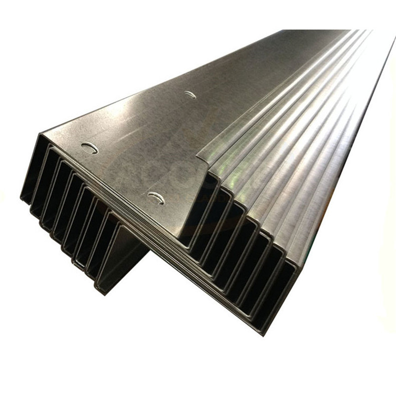 Galvanized steel slotted channels Z purlin lip channel