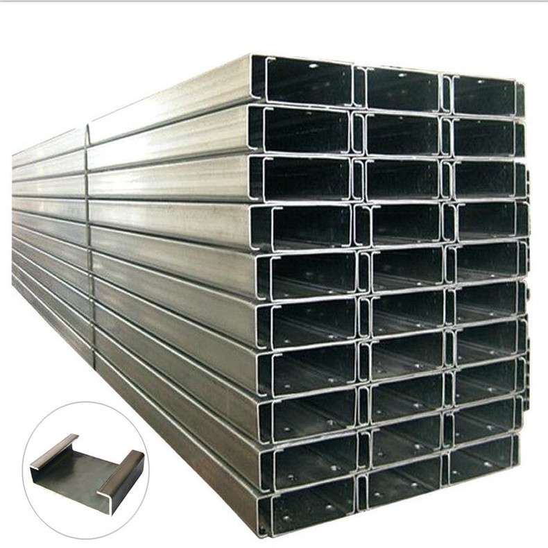 Factory price Q235 c purlin steel ceiling c channel  roof channels construction materials for House