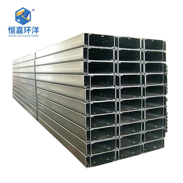 Factory price Q235 c purlin steel ceiling c channel  roof channels construction materials for House