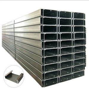 Q235  materials c purlins steel Structure channel  roof channels construction materials for House