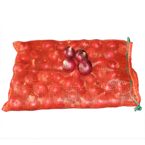 Strong 10kg 20kg 25kg PP leno drawstring mesh bag for fruit and vegetable net bag