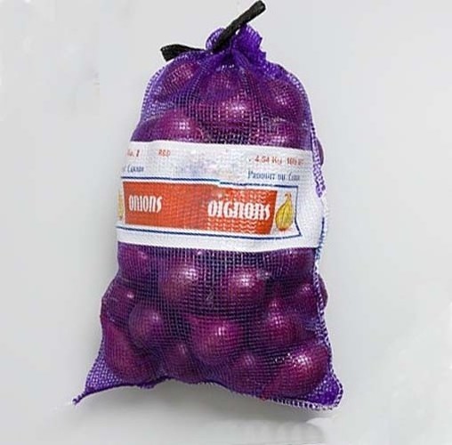 Strong 10kg 20kg 25kg PP leno drawstring mesh bag for fruit and vegetable net bag