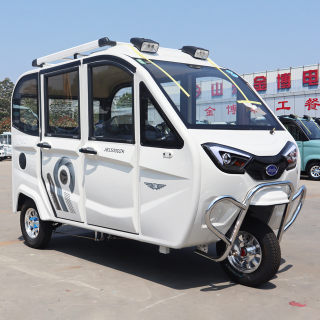 2023 Hengtop EV Manufacturer Price Enclosed Electric Tricycles Tuktuk Electric Tricycle China 5 Doors Tricycle