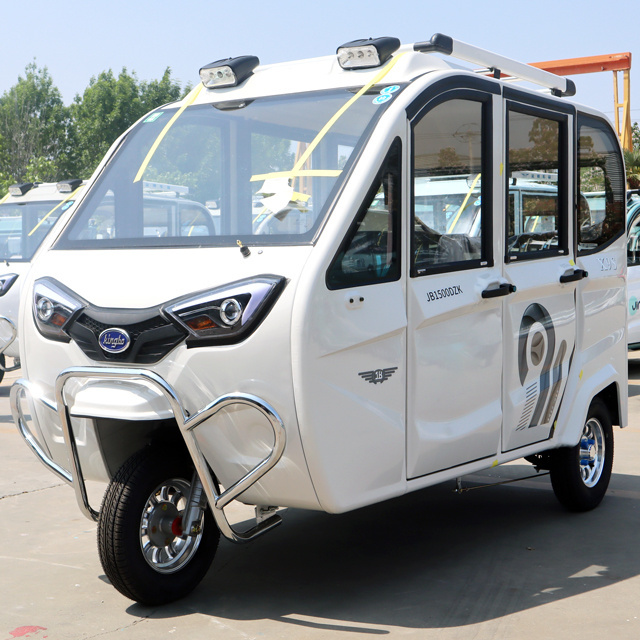 2023 Hengtop EV Manufacturer Price Enclosed Electric Tricycles Tuktuk Electric Tricycle China 5 Doors Tricycle