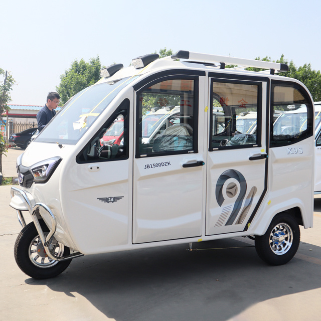 2023 Hengtop EV Manufacturer Price Enclosed Electric Tricycles Tuktuk Electric Tricycle China 5 Doors Tricycle