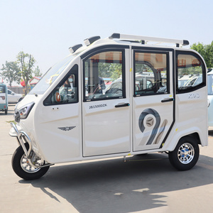 2023 Hengtop EV Manufacturer Price Enclosed Electric Tricycles Tuktuk Electric Tricycle China 5 Doors Tricycle