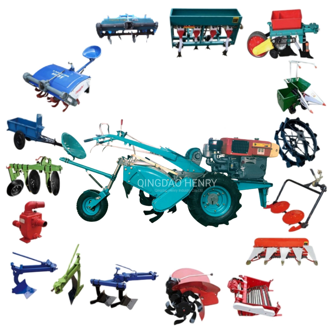 rice paddy diesel cultivator