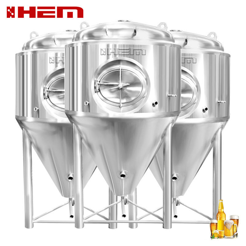 500l 1000l 2000L 5000L 10000L Craft beer fermenting equipment large Stainless steel 304 Conical beer fermenter/storage tanks