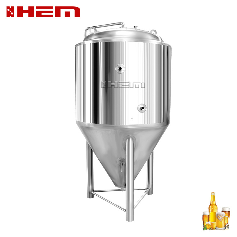 1000l 2000l 3000l 5000l 10000l 20000l stainless steel jacketed conical beer fermenter tank