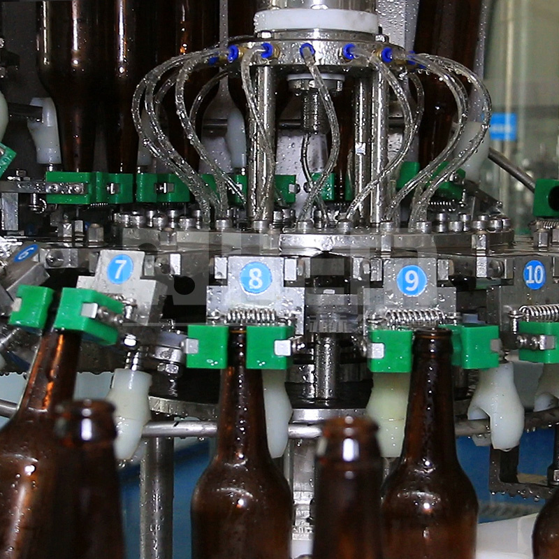 big Capacity 18-18-6 Beer Bottle Rinsing Filling Capping Unit Machine