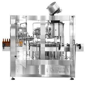 big Capacity 18-18-6 Beer Bottle Rinsing Filling Capping Unit Machine