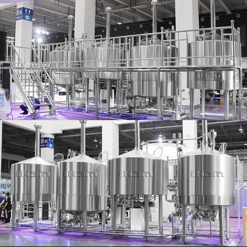 Turnkey Project For Sale 15 bbl 20 bbl 30 bbl Commercial Electric complete beer brewing system