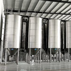 20000L 30000L 30T 30m3 Industrial Stainless Steel Beer wine fermentation Tank with cooling jacket