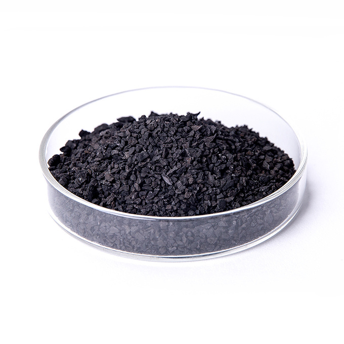 Coal-based activated carbon is used for decolorization of colored liquid