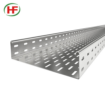 Factory direct sales fast delivery cable tray perforated thermal zinc heavy duty cable tray with support system