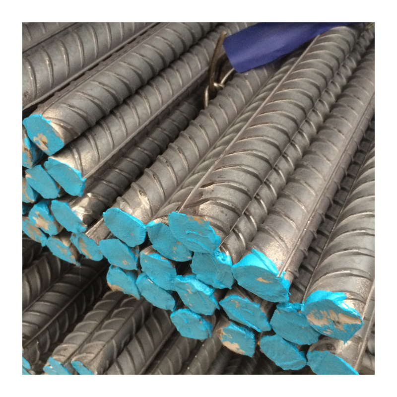 Factory direct sales HRB400  GR40 GR60 thread steel rebar deformed steel bar iron rods for construction