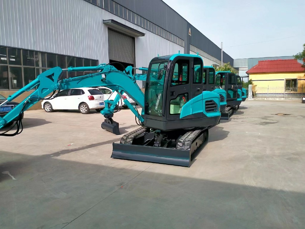 Free shipping High Quality Mini Crawler Excavator Small Bagger Mini Digger Earth-moving 4 Ton Mini Excavator