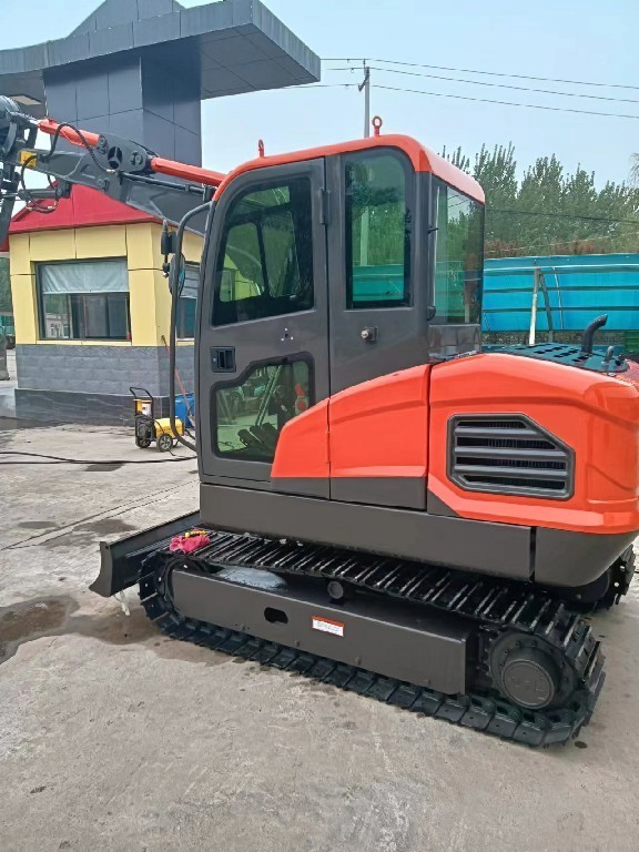 Free shipping High Quality Mini Crawler Excavator Small Bagger Mini Digger Earth-moving 4 Ton Mini Excavator