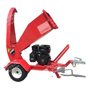 Factory wholesale Small 6.5HP Wood Chipper Wood Chipper Shredder gasoline wood chipper