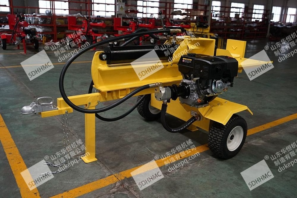 Toq Quality 50Ton Hydraulic Diesel Engine Driven Log Splitter with Horizontal or Vertical Position