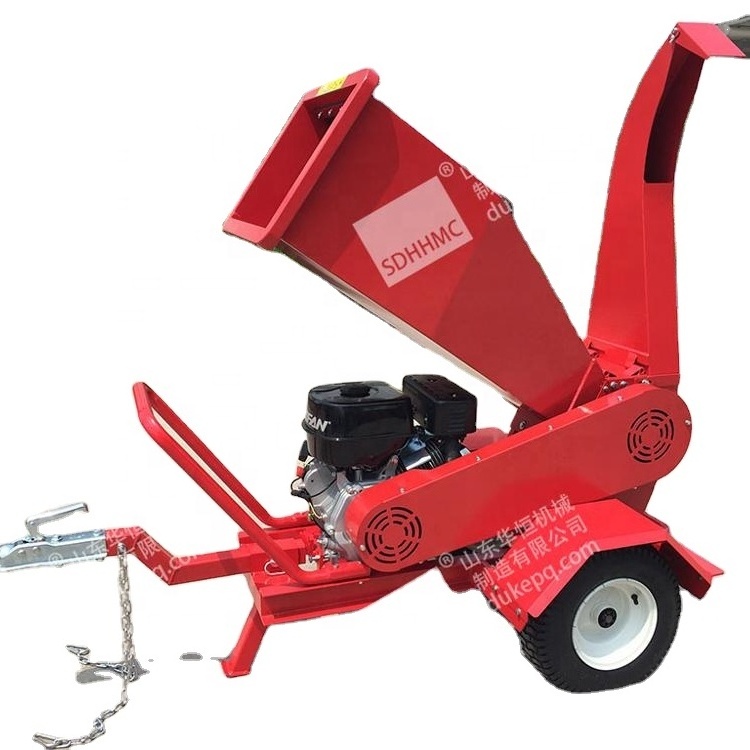 Factory wholesale Small 6.5HP Wood Chipper Wood Chipper Shredder gasoline wood chipper