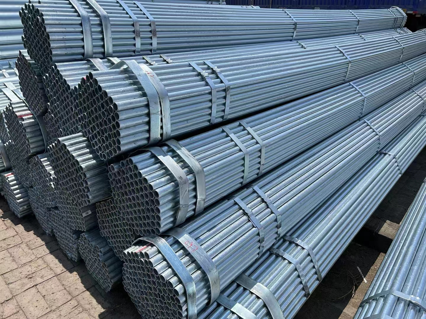 Hot Dip Galvanized round Steel Pipe for Construction GI Pre-Galvanized Tube for Drill Pipe Cut to Length Service Included