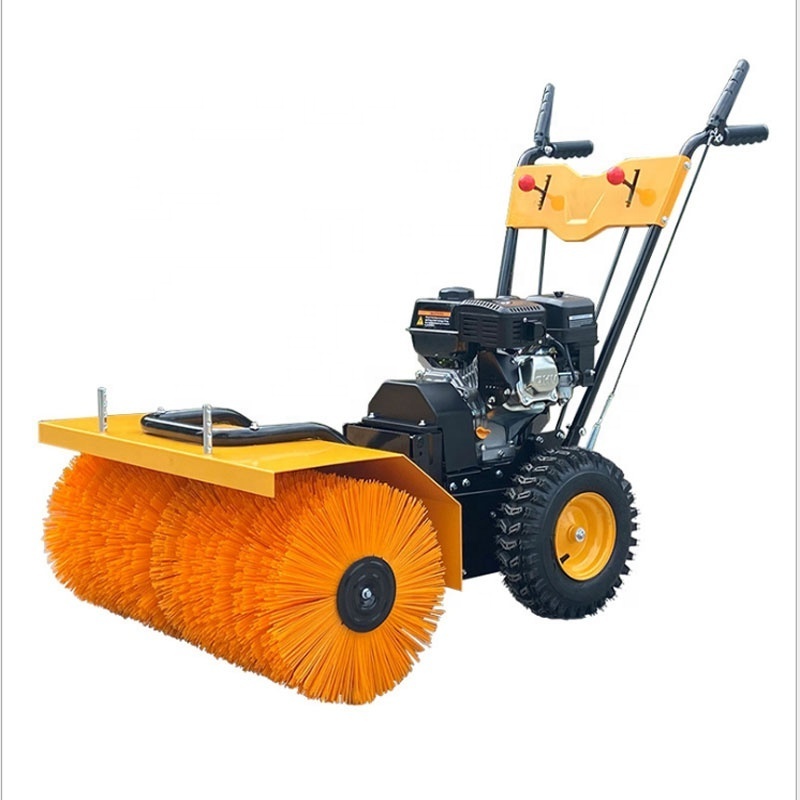 High performance Walk behind outdoor gas powered road snowplow