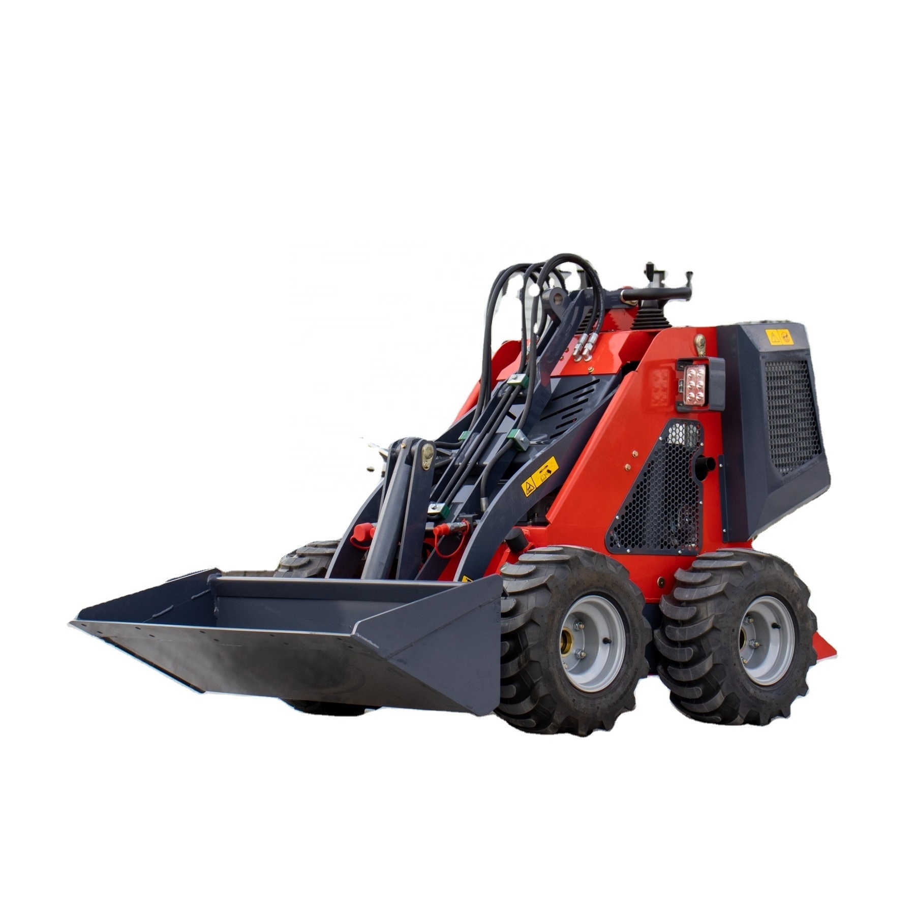 HTS360 Hightop 25hp Diesel Power 1000lbs Capacity Walk Behind Crawler Mini Skid Steer Loader For Sales