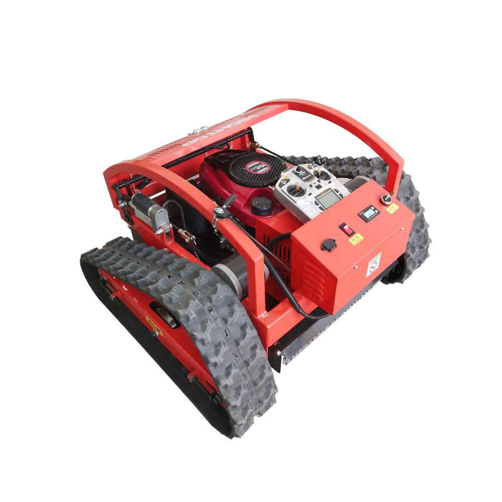 China remote control lawn mower hydraulic motor crawler brush cutter