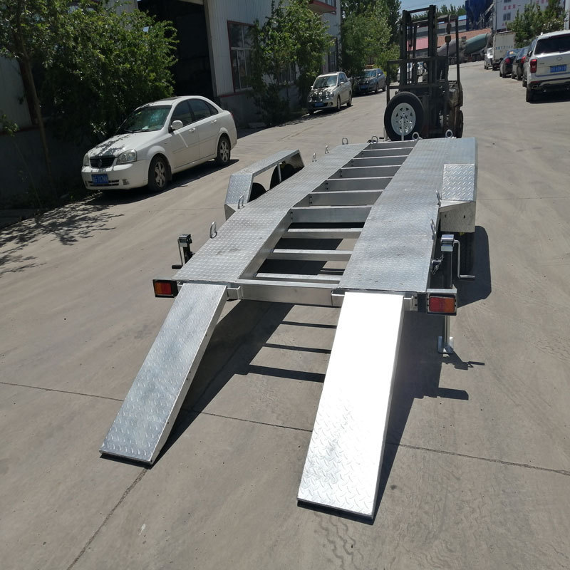 Flatbed trailer special vehicle mini excavator trailer