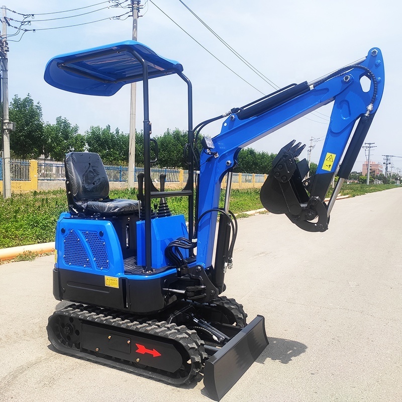 1 Ton Micro Digger Mini Excavator Small Bagger For Sale