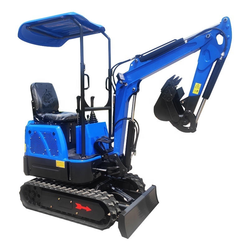 1 Ton Micro Digger Mini Excavator Small Bagger For Sale