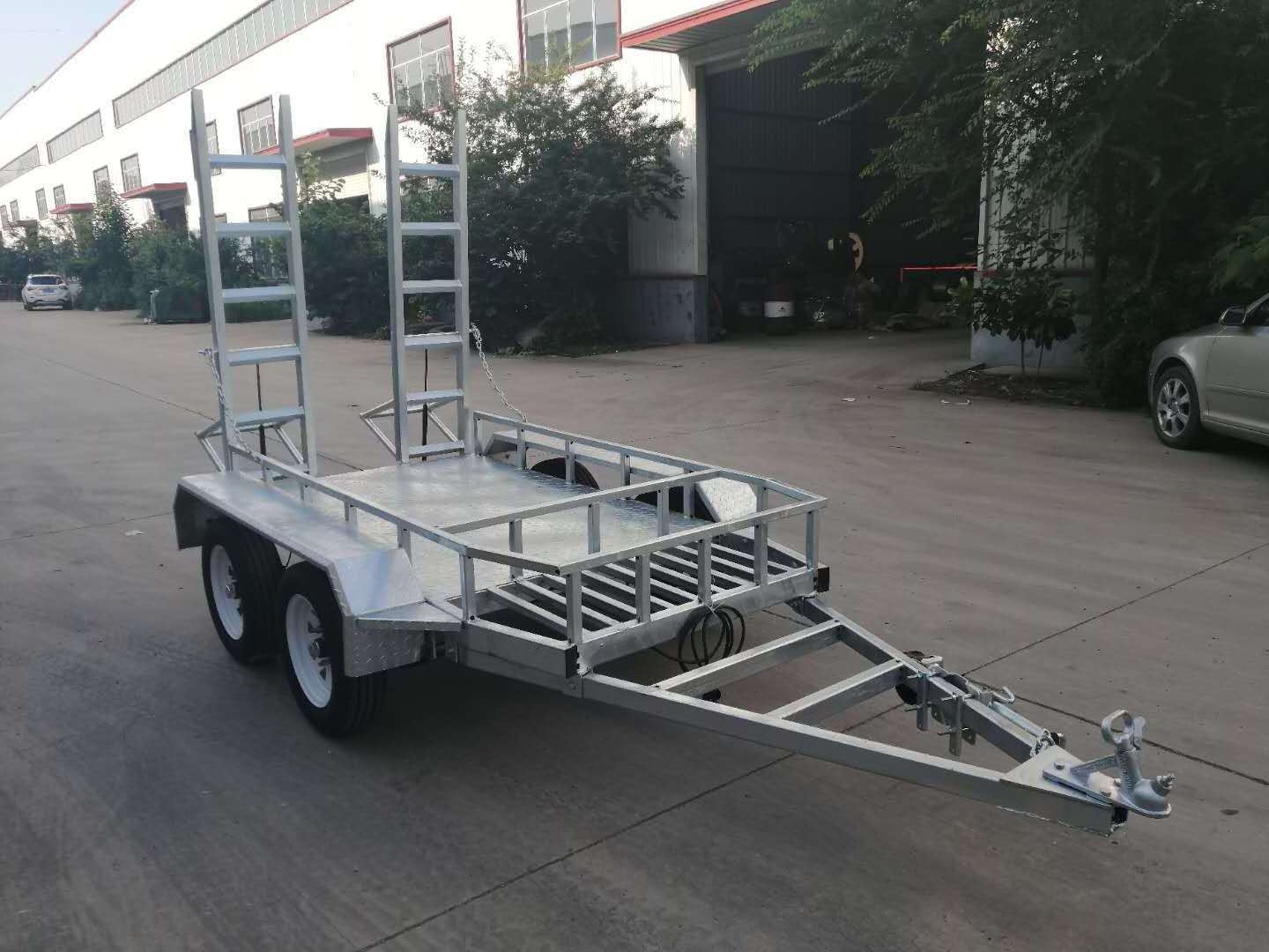 Plate Engineering Professional Trailer 1ton 2 Ton 3 ton Electric Brake Mini Excavator Trailer