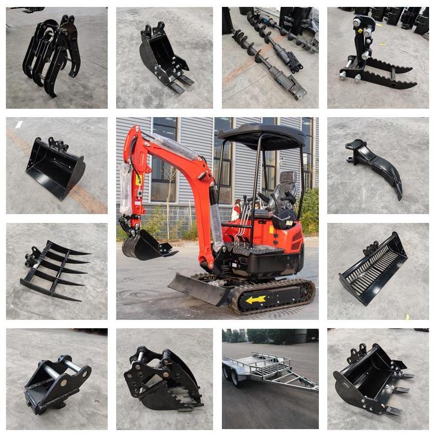 Mini Excavator 1 Tonne 1.8 Tonne Mini Excavadora 2 T Mini Bagger