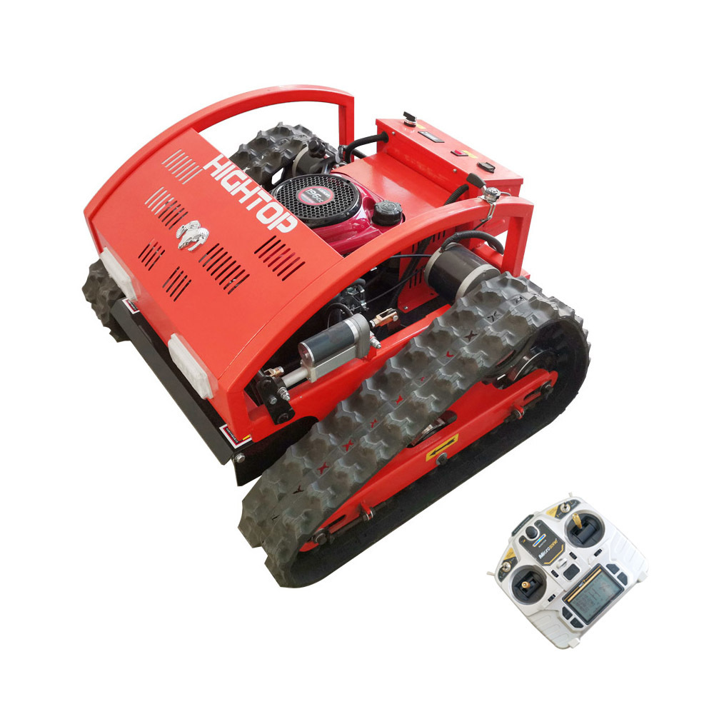 Multi functional remote control crawler lawn mower small lawn mower