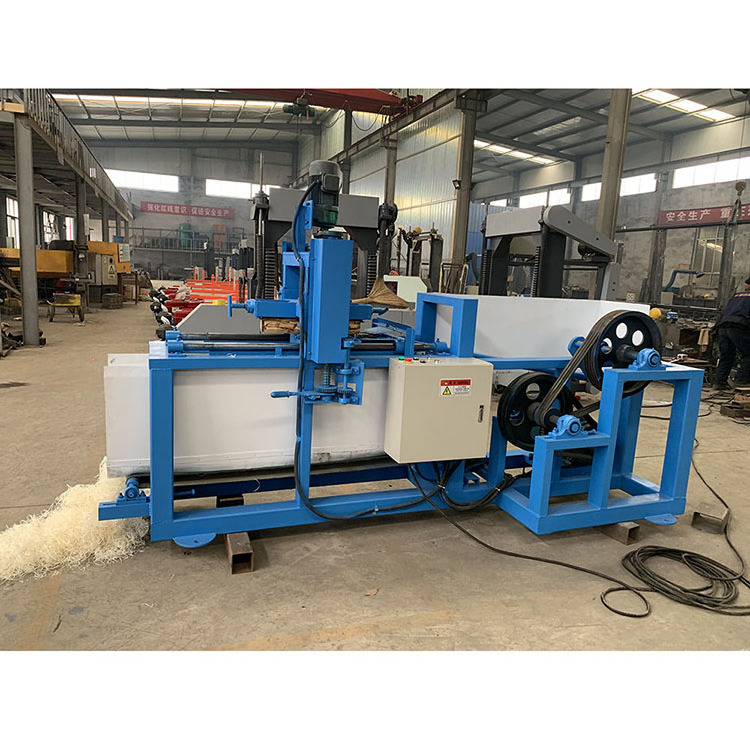 Processing Log Length 300-500MM of Cheapest Wood Wool Making Machine / Wood Shaving Machine