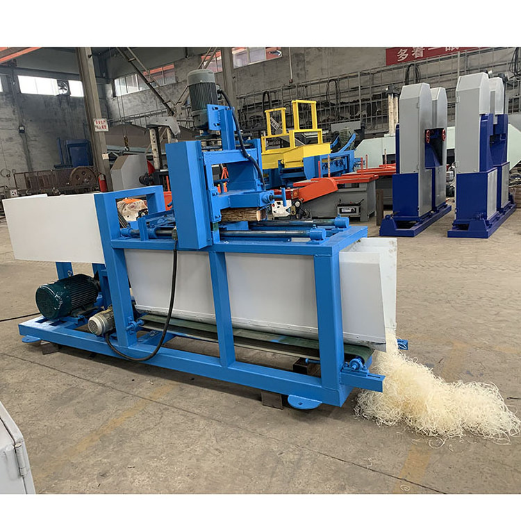 Processing Log Length 300-500MM of Cheapest Wood Wool Making Machine / Wood Shaving Machine