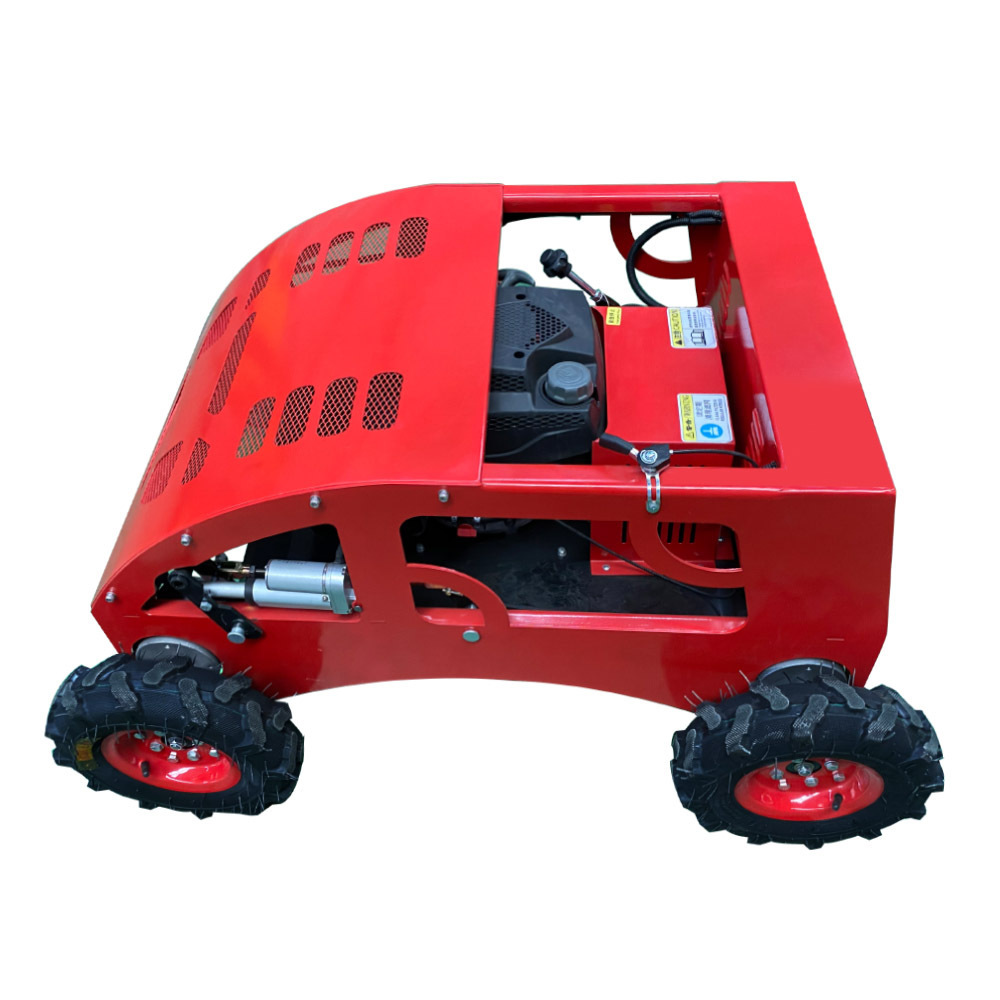 Multi functional remote control crawler lawn mower small lawn mower