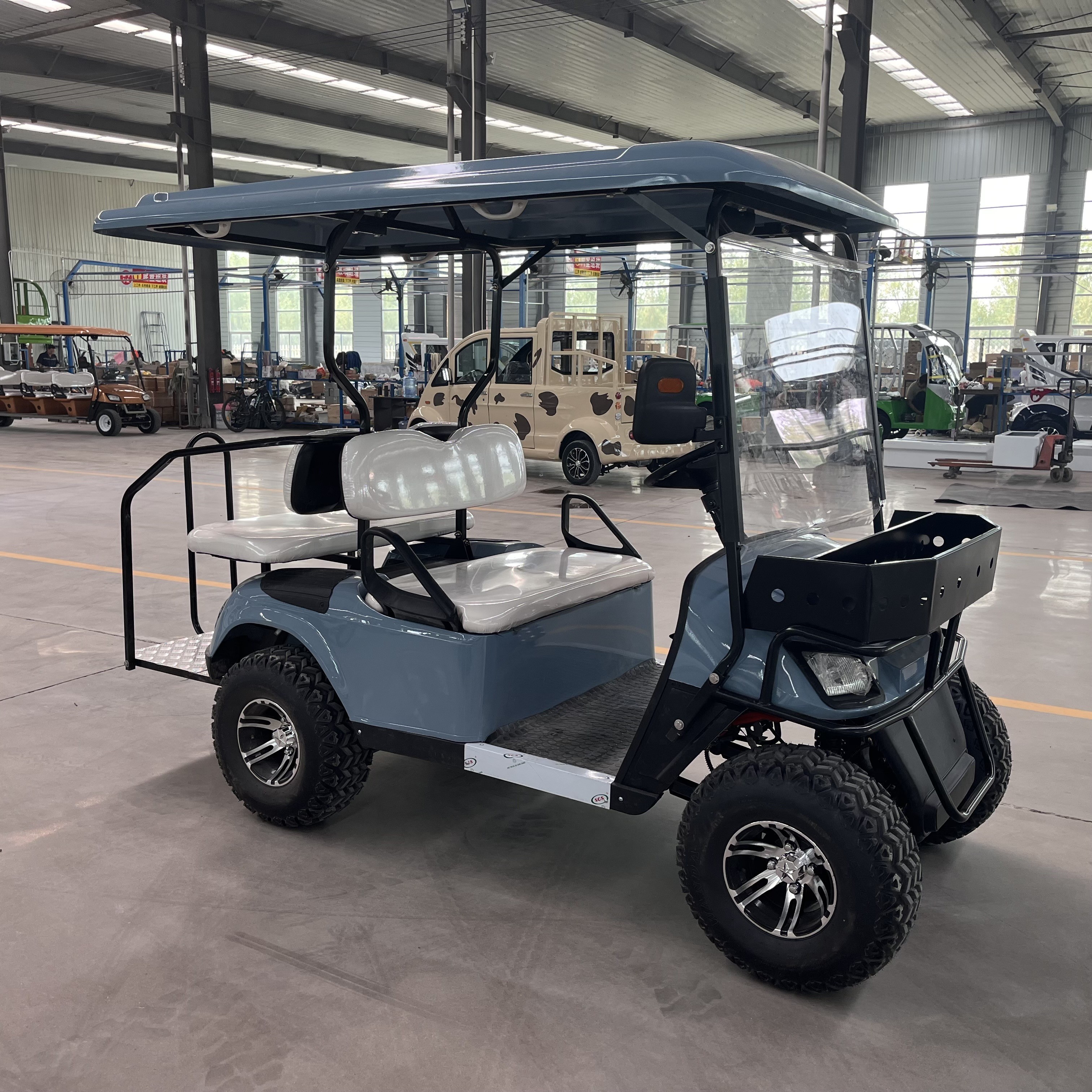 Wholesale golf cart electric vehicle golf cart 2+2 seater golf cart