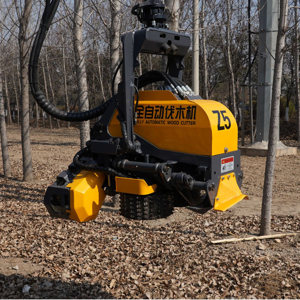 Excavator Mounted Wood Cutter Tree Shear Firewood Processor Cutting Machine For Forestry Machinery