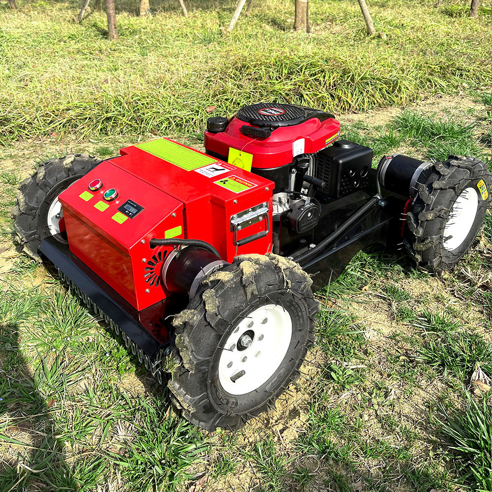 Vertical axis four stroke Engine Type gasoline engine HT550 Remote control Crawler/wheel lawn mower