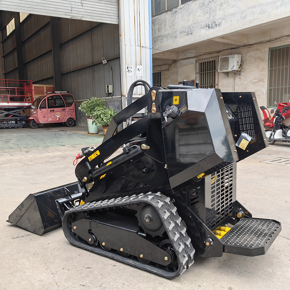 Hightop Loader Attachment Wheel Track Skid Steer Loader With Mulcher Trencher Rock Saw Sweeper Snow Blower Auger Hammer