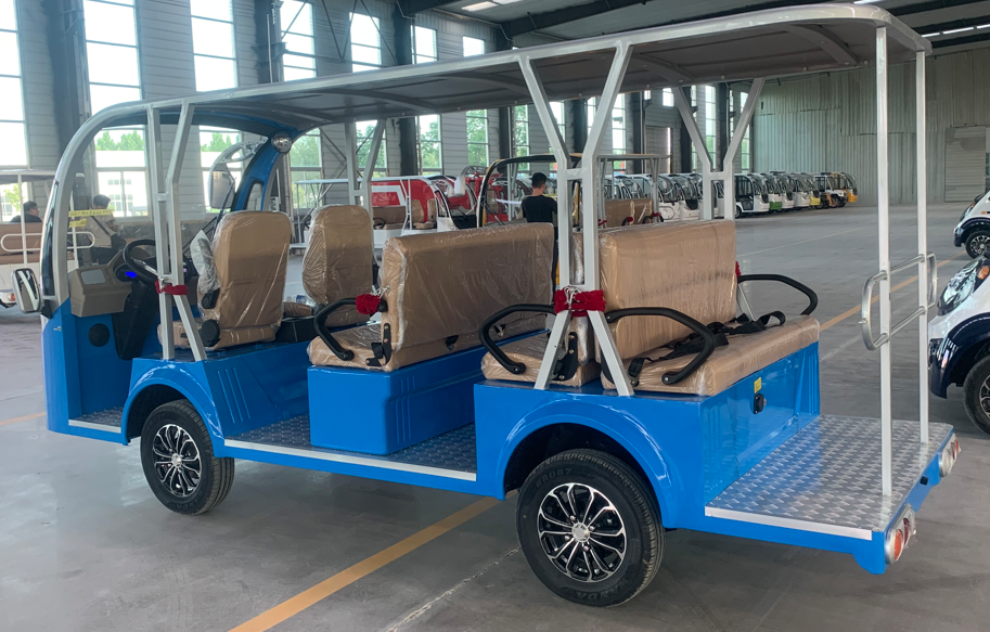 OEM CE Certification AC Motor Four Seats Vehicle Cart Club Car All Front Electric Golf Car  for sale