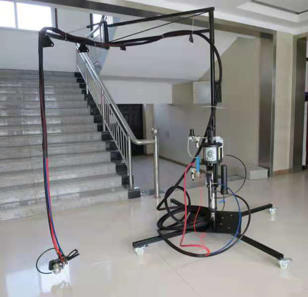 2021 new portable  roving spraying machine fiberglass chopper resin spray machine with gun