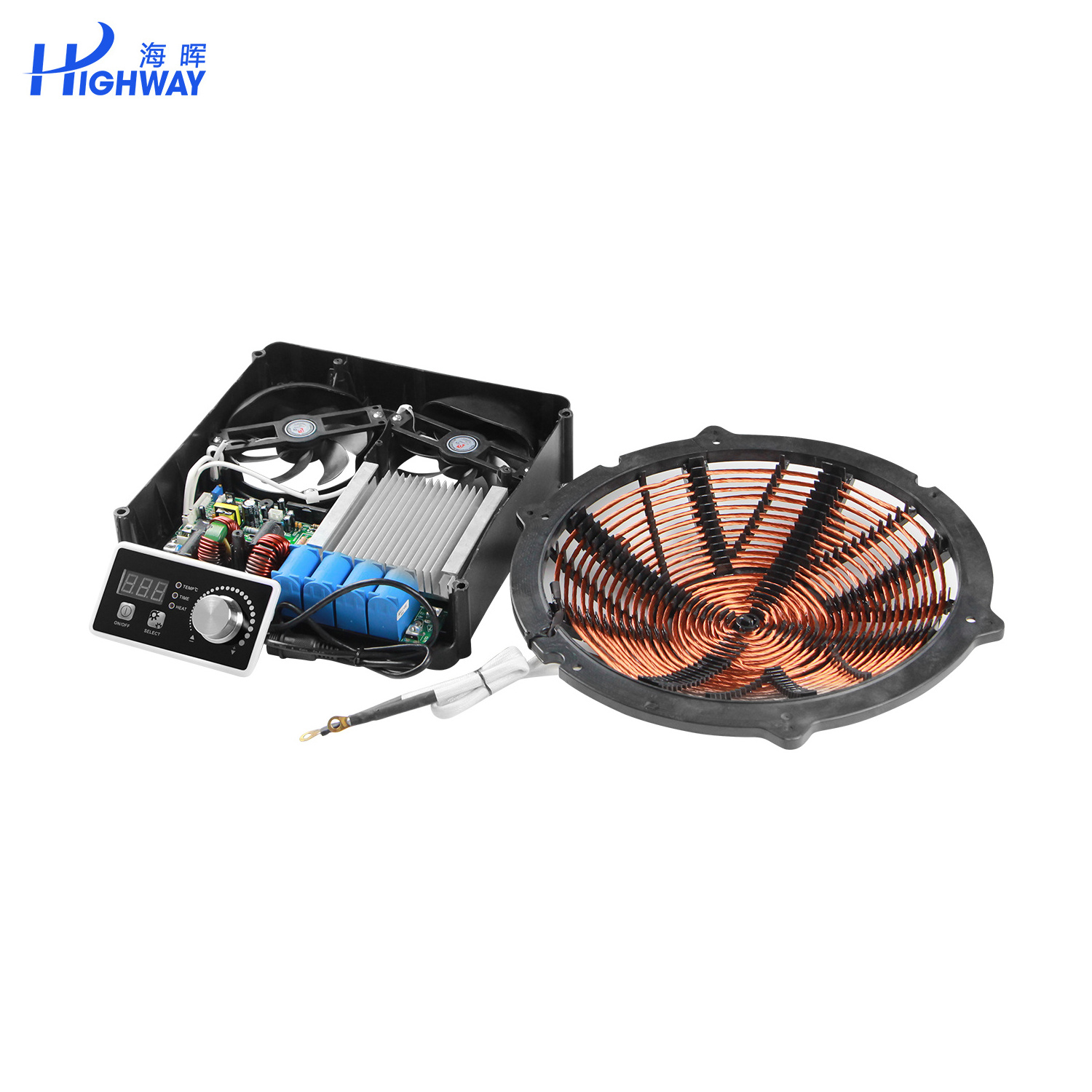 Wholesale Chinese Double Open Burner Cooker Range Induction Wok Stove Burner With Water Warmer And Faucet With Free Bucket