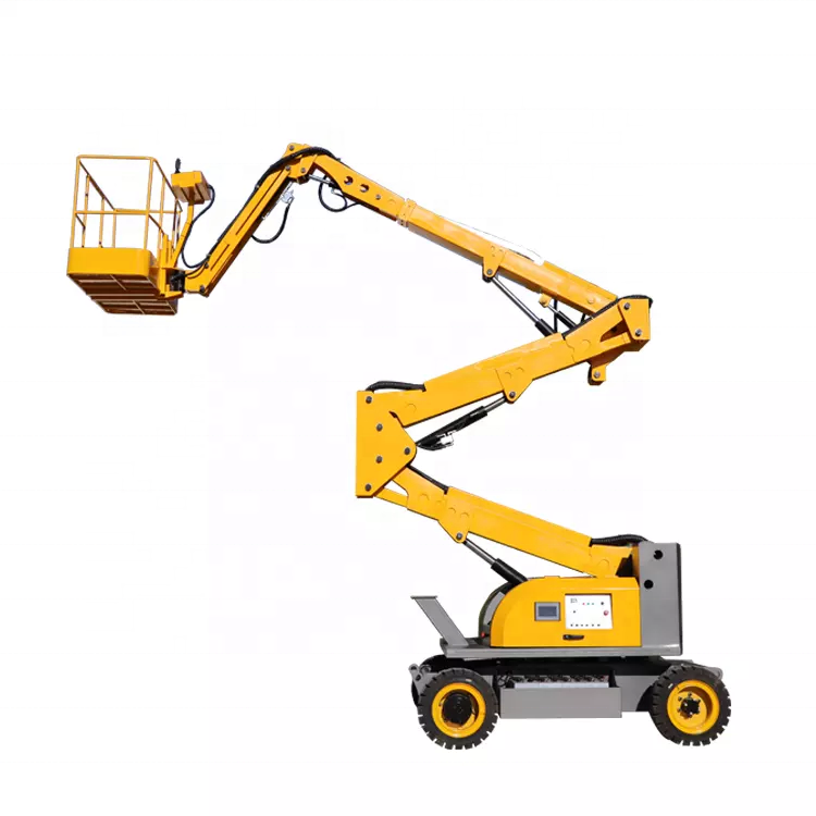 2 man 10-22m rough terrain trailer hydraulic towable man electric scissor boom lift weight lifting shoes for men