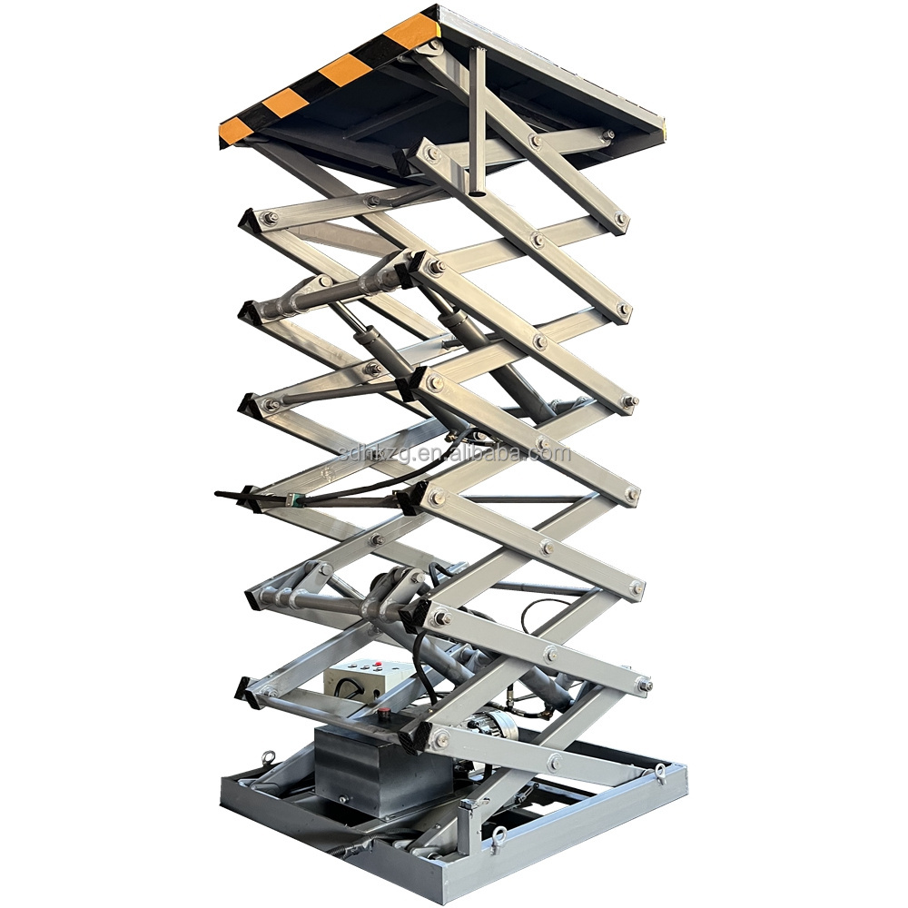 25 20 kg Fixed Scissor Lifting Platform Hydraulic Cargo Lifter Tables For Warehouse Factory Used Scissor Lift For Sale